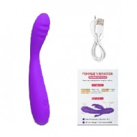 Classic G-Spot Vibrator, 12 Function, Silicone, PURPLE